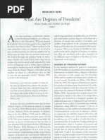 Degrees of Freedom