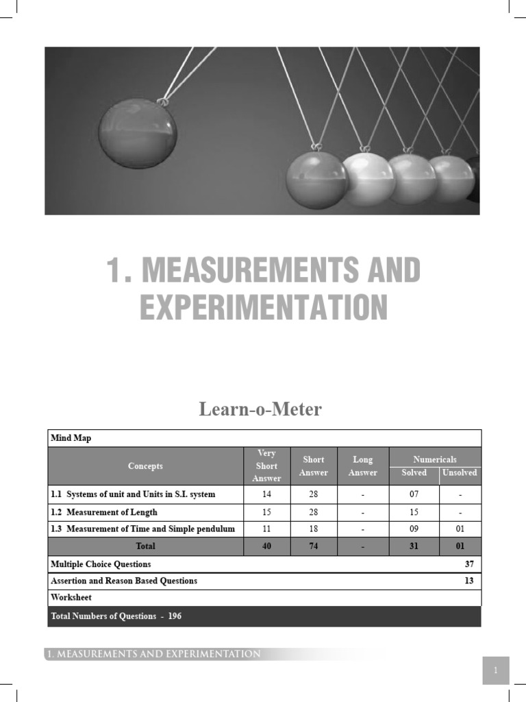 Measurement and Units in Physics | PDF | International System Of Units ...