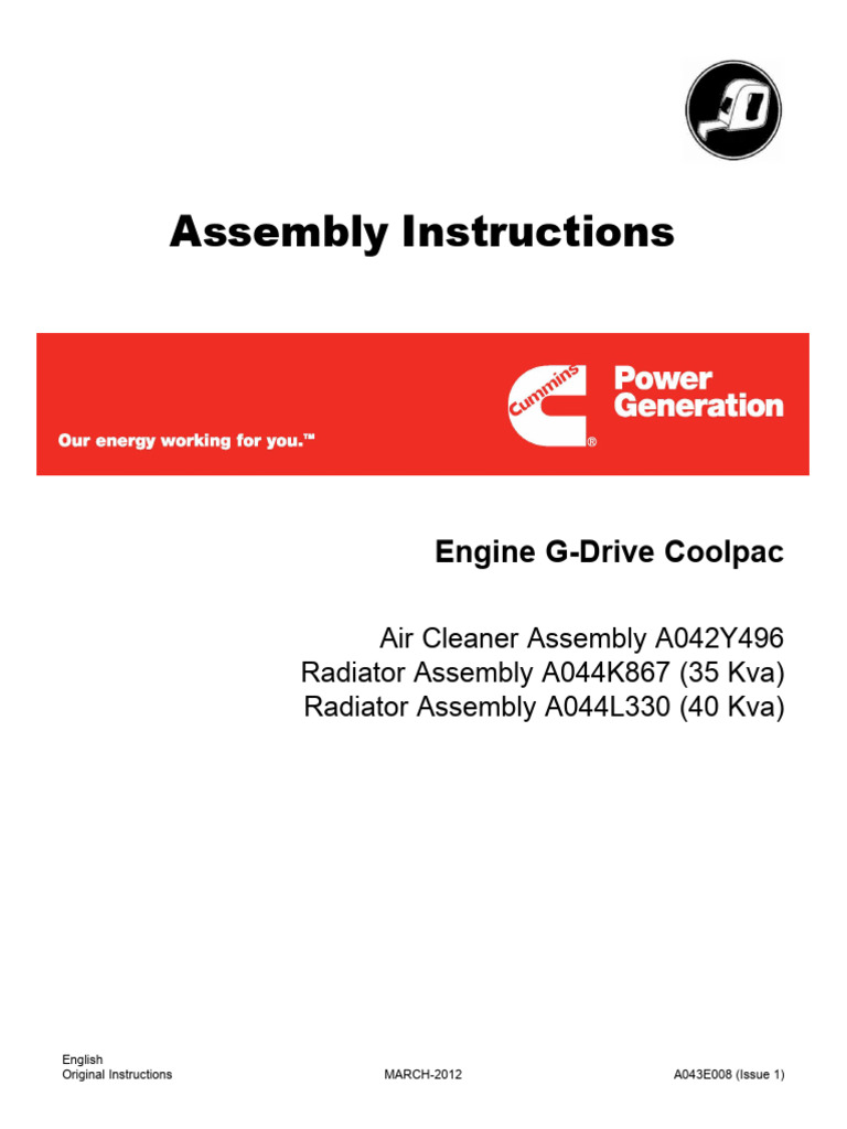 G-Drive Coolpac Assembly Instructions | PDF | Mechanical Engineering ...