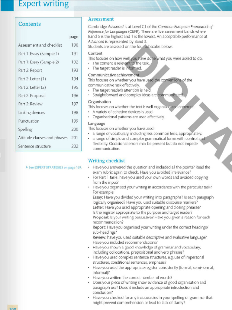 Writing Section | PDF