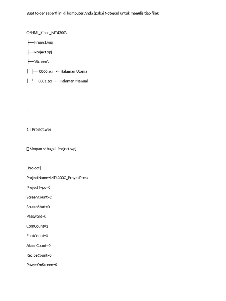 Buat Folder Seperti Ini Di Komputer Anda | PDF