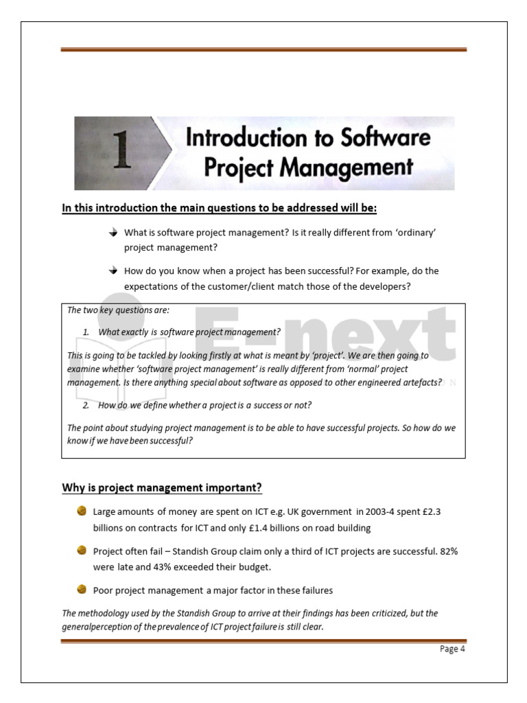 Understanding Software Project Management | PDF | Net Present Value ...