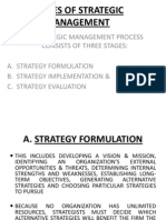 Stages of Strategic Management
