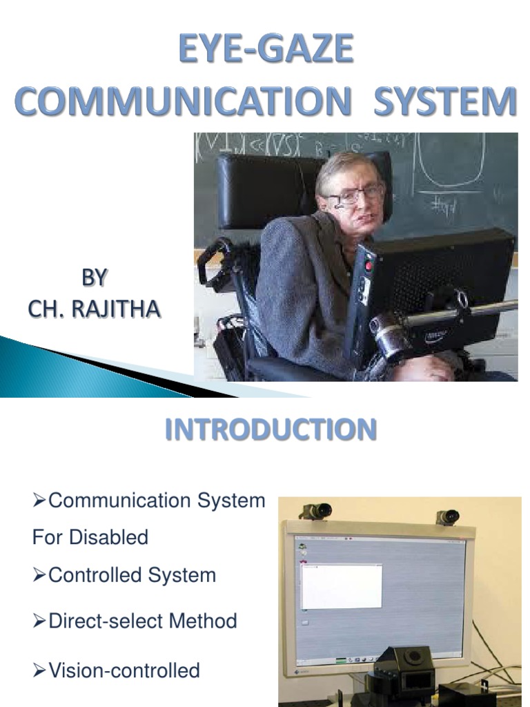 Eye Gaze Communication System Overview | PDF | Computer Keyboard ...