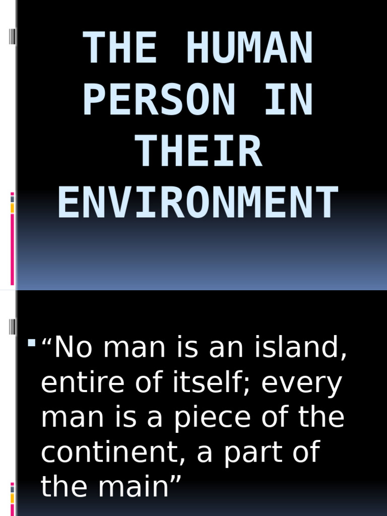 Human-Earth Relationship Explained | PDF