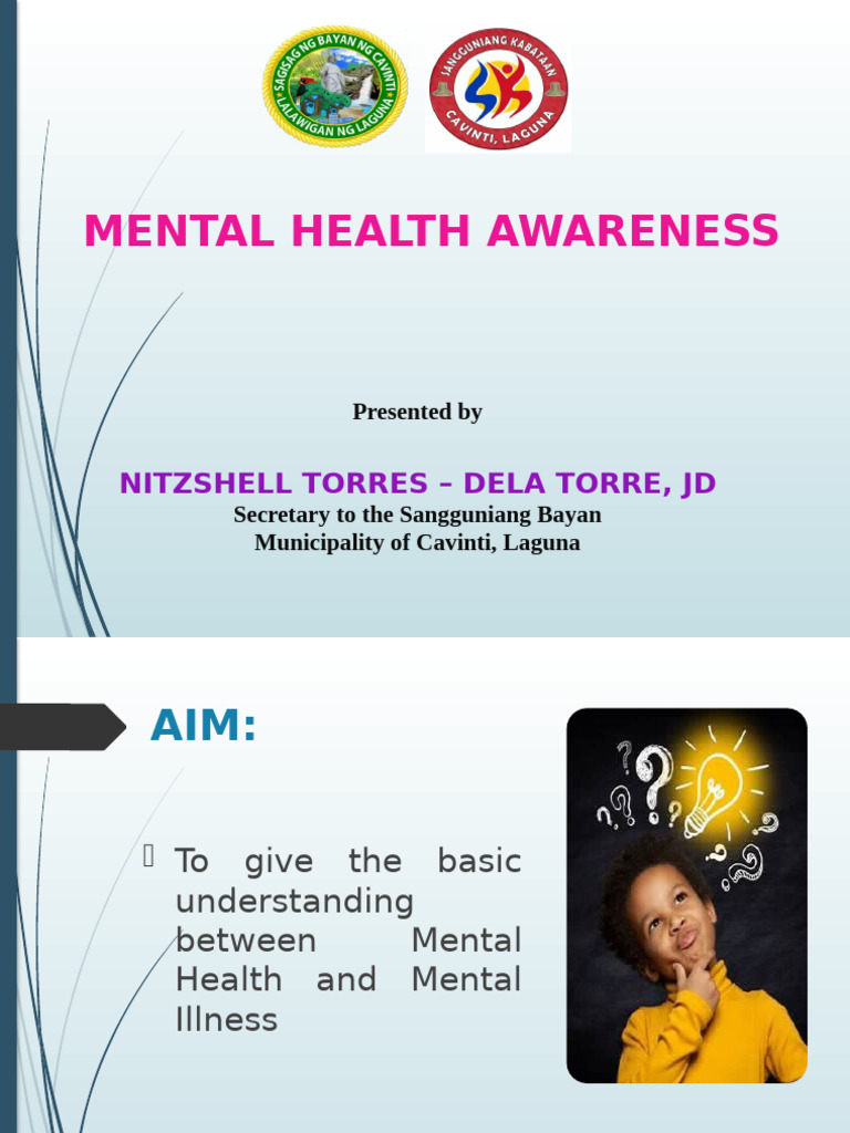 Understanding Mental Health Awareness | PDF | Mental Health | Mental ...