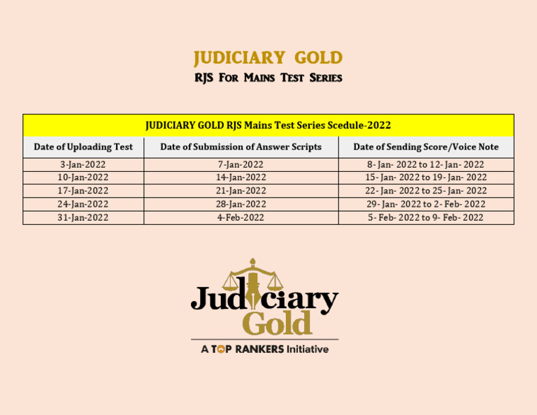 Rjs Schedule Batch Page 02634b8a1e0af | PDF