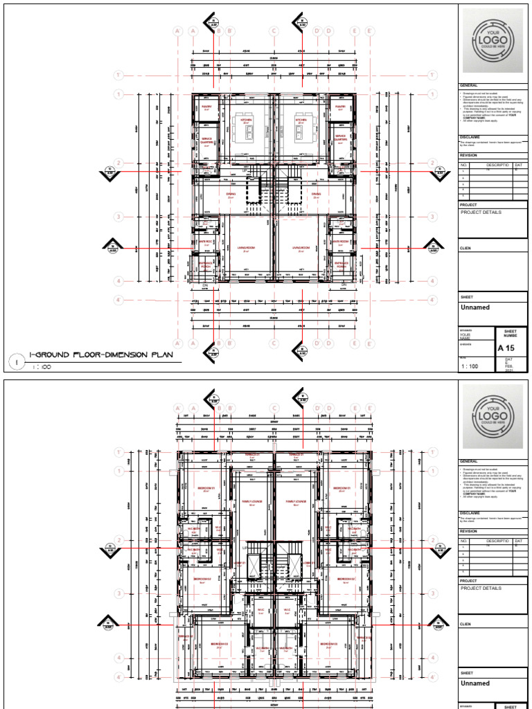 Floor Plans 02 WT Sec ND Elevation | PDF | Chess Theory | Chess