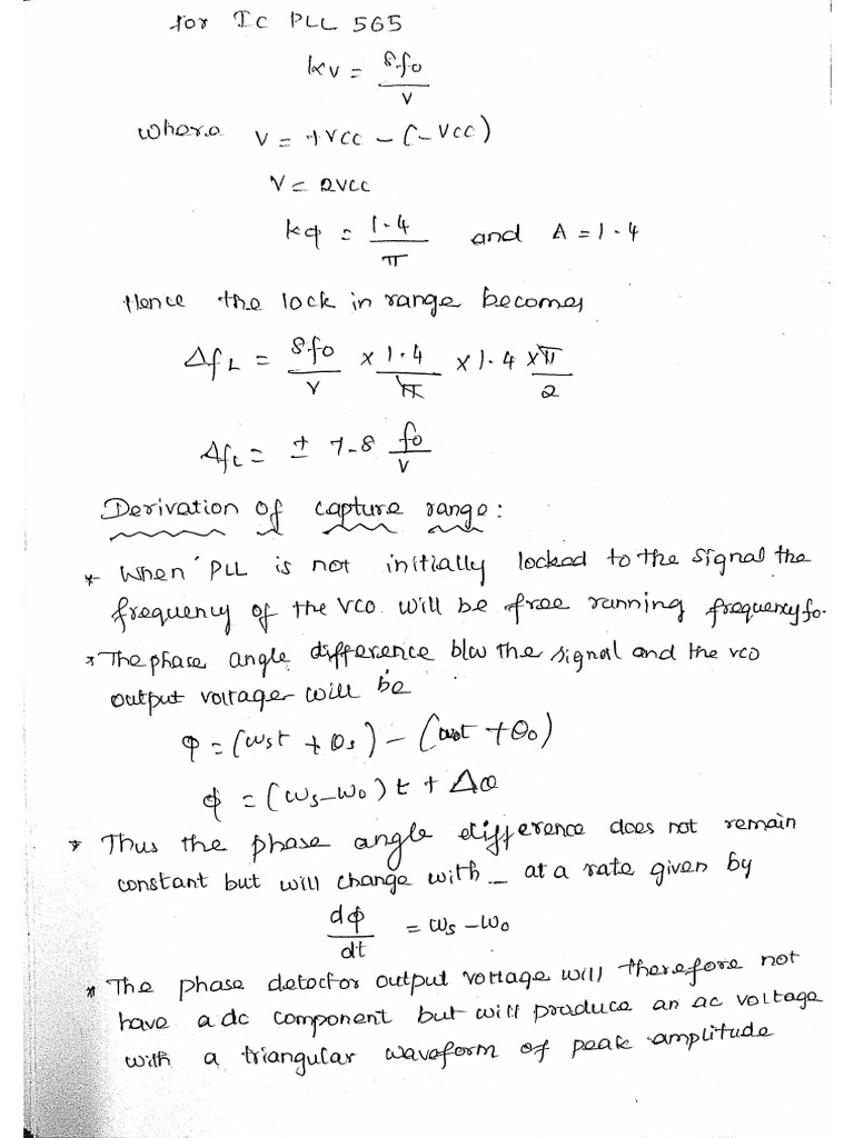 Derivation of Capture in Range | PDF