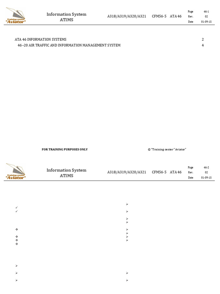 ATIMS Overview for A320 Family Aircraft | PDF | Air Traffic Control ...