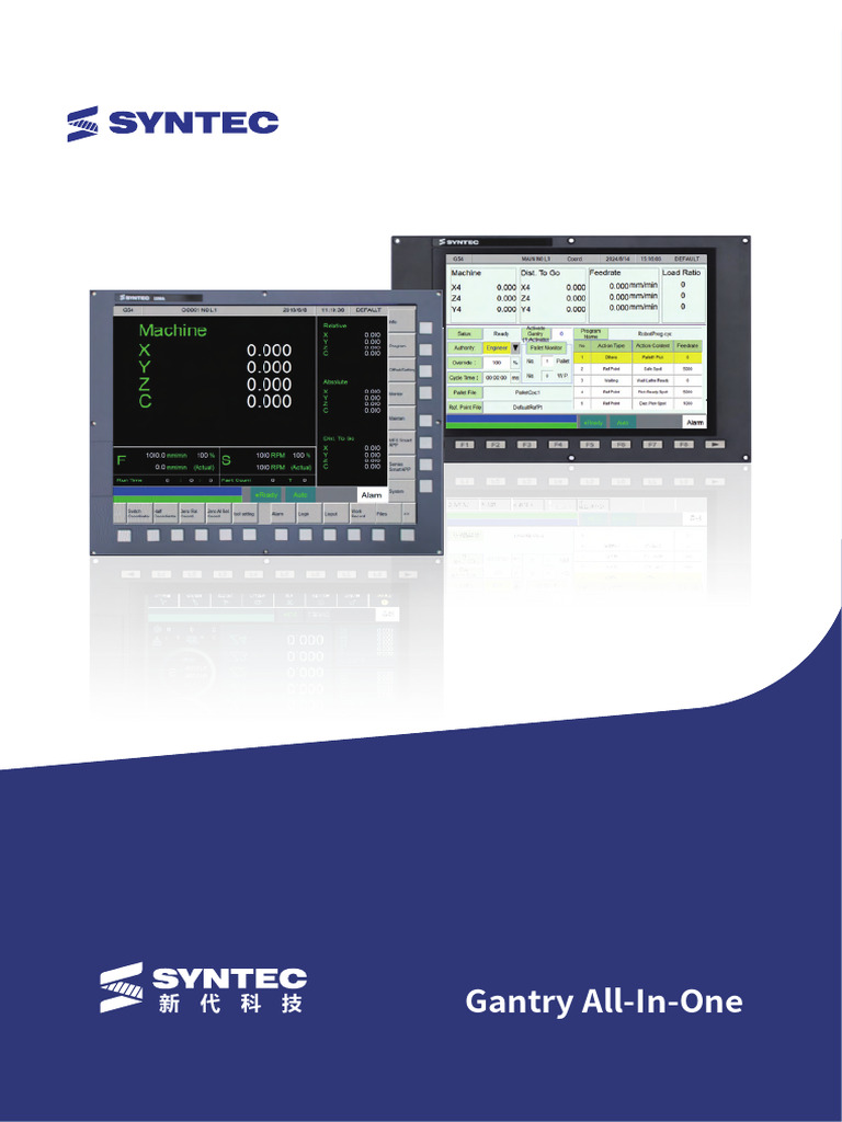 Syntec Gantry All-In-One 202408 Final Online | PDF | Numerical Control ...