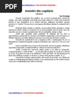 Amintiri Din Copilarie Umorul