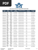 Fly Namibia Flight Schedule 2024 | PDF