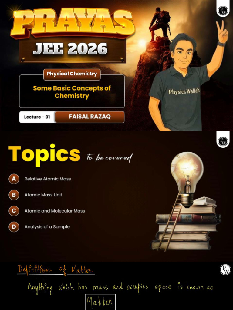 Some Basic Concepts of Chemistry 01 Class Notes680 250627 112056 | PDF
