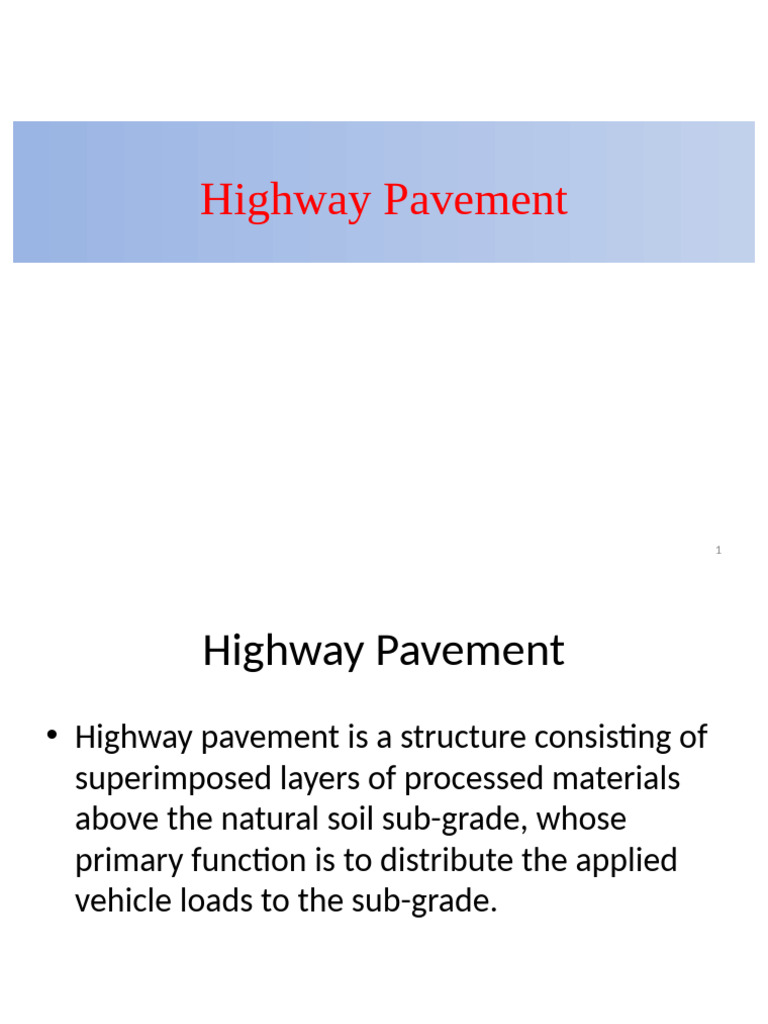 Highway Pavement Types and Design Criteria | PDF | Road Surface | Concrete