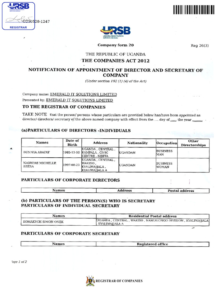 Form 20 | PDF