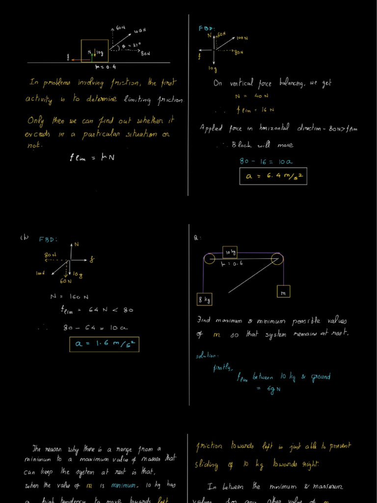 Friction - Ii | PDF
