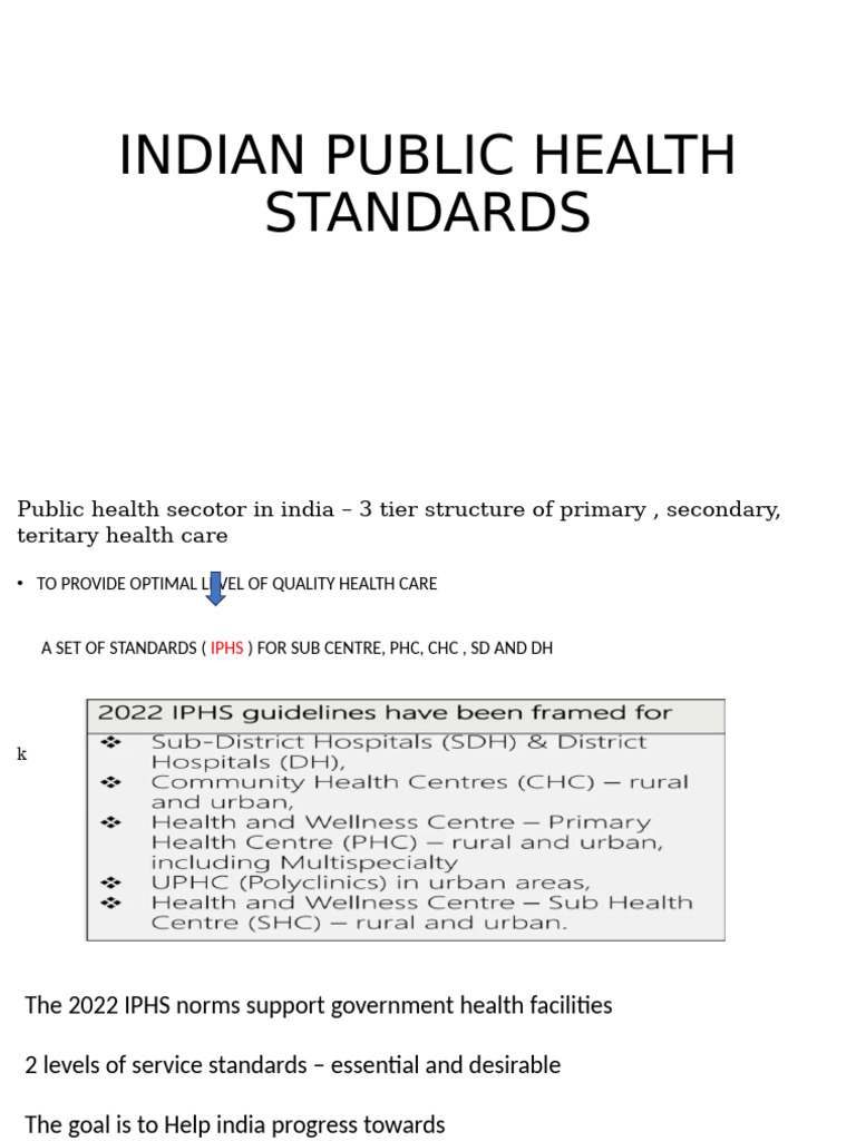 INDIAN PUBLIC HEALTH STANDARDS PDF visual data 5