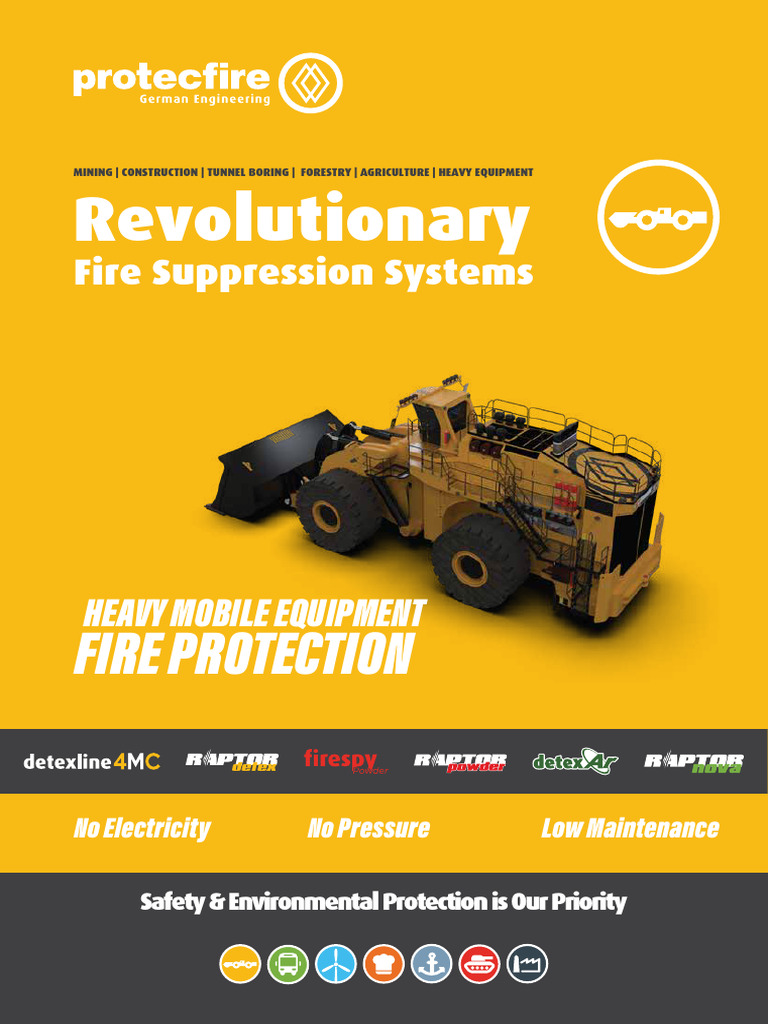 Protecfire GmbH Fire Suppression Solutions | PDF | Firefighting | Actuator
