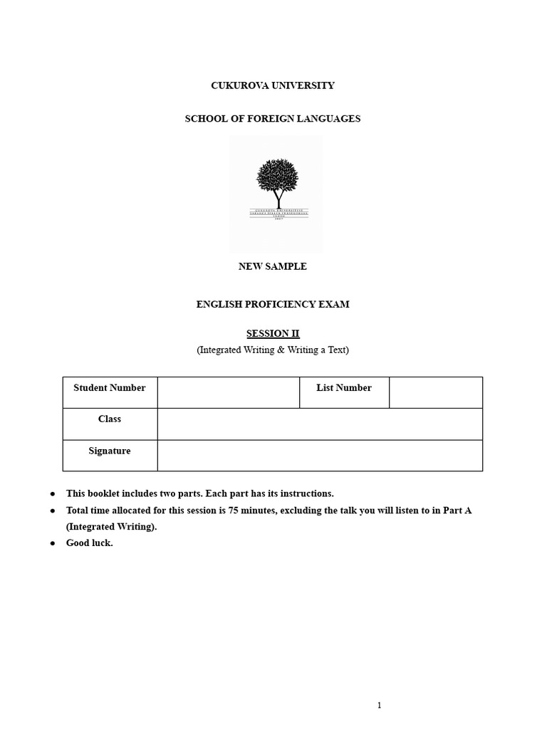 Cu Sofl Proficiency Session II (New Sample) | PDF | Sports | Cognition