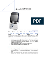 SmartPhone Qwerty SAMSUNG C6625