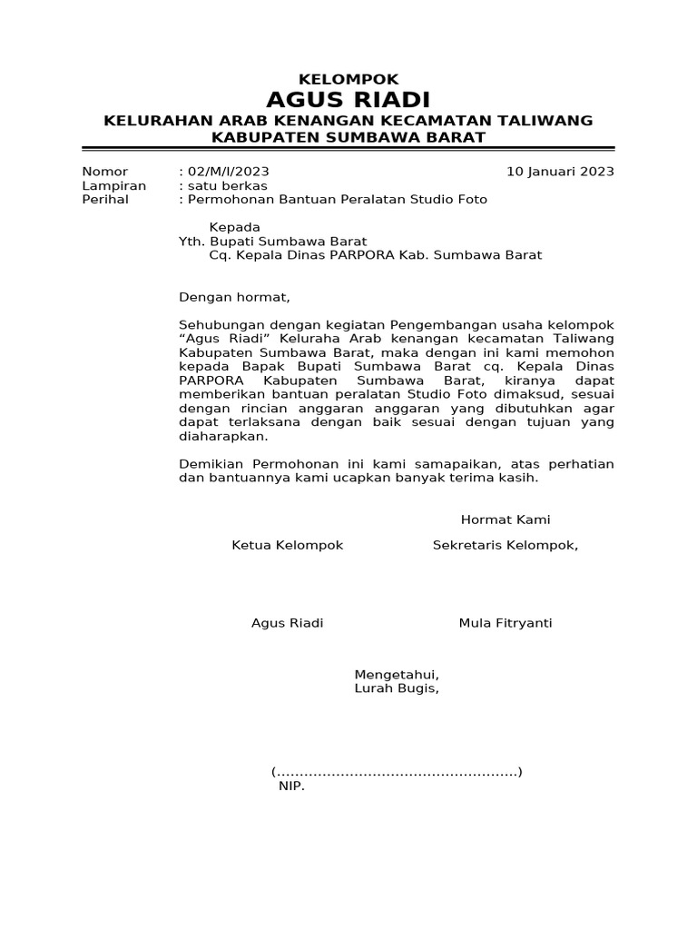 KELOMPOK Agus Riadi Foto | PDF