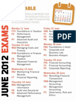 June2012 Timetable