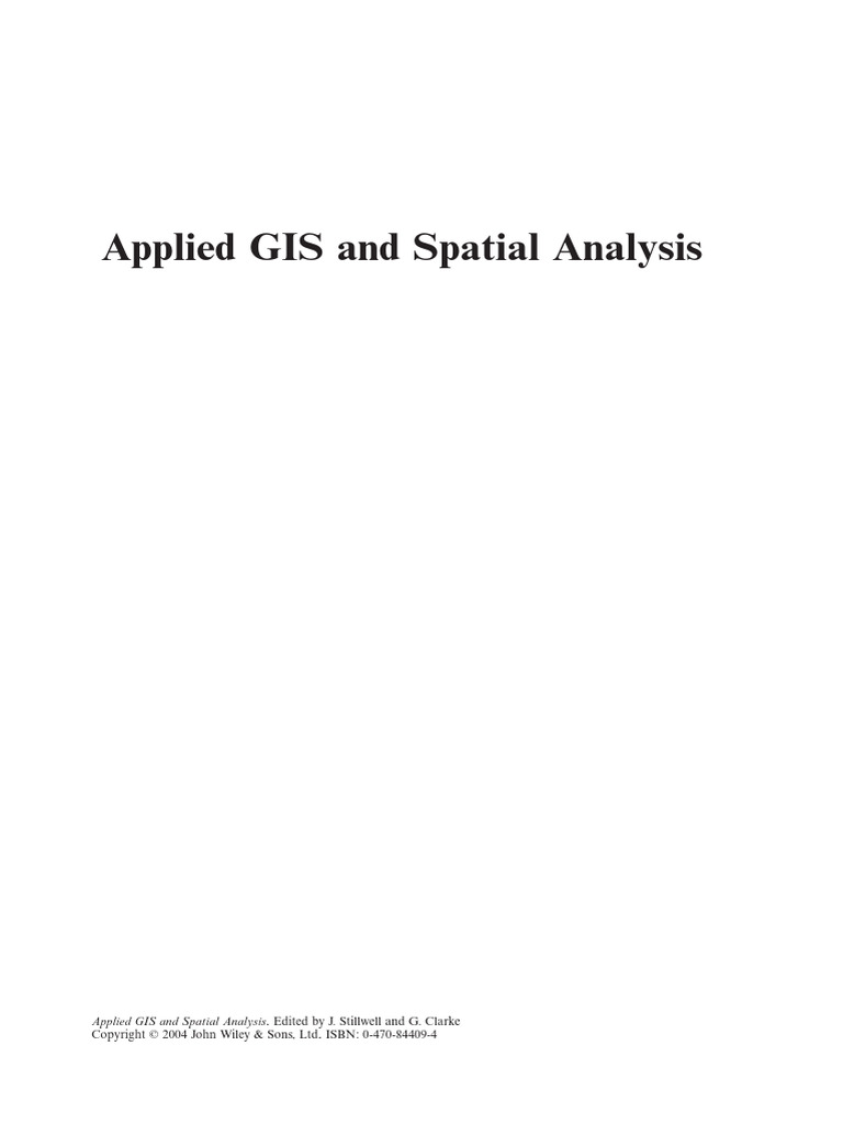 Applied GIS and Spatial Analysis Insights | PDF | Geographic ...