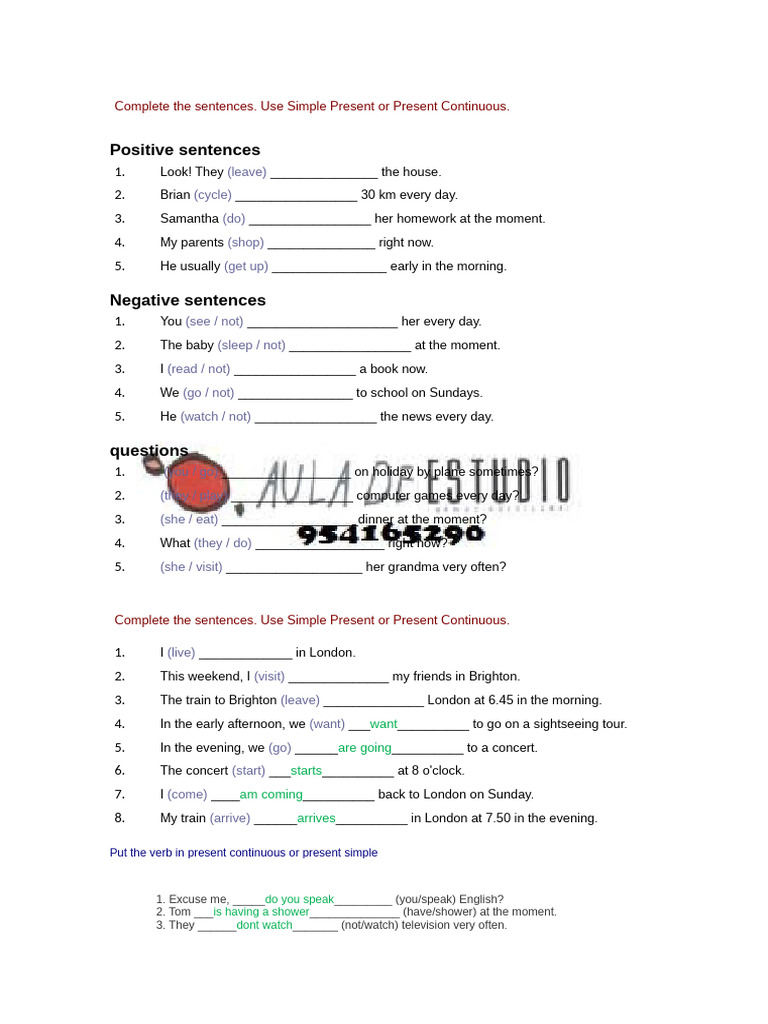 Negative Sentences in Present Tense | PDF | Chess Openings | Chess
