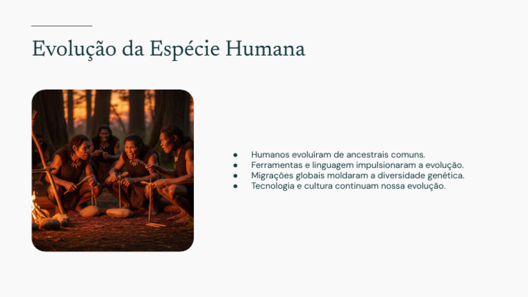 Evolução da Espécie Humana | PDF