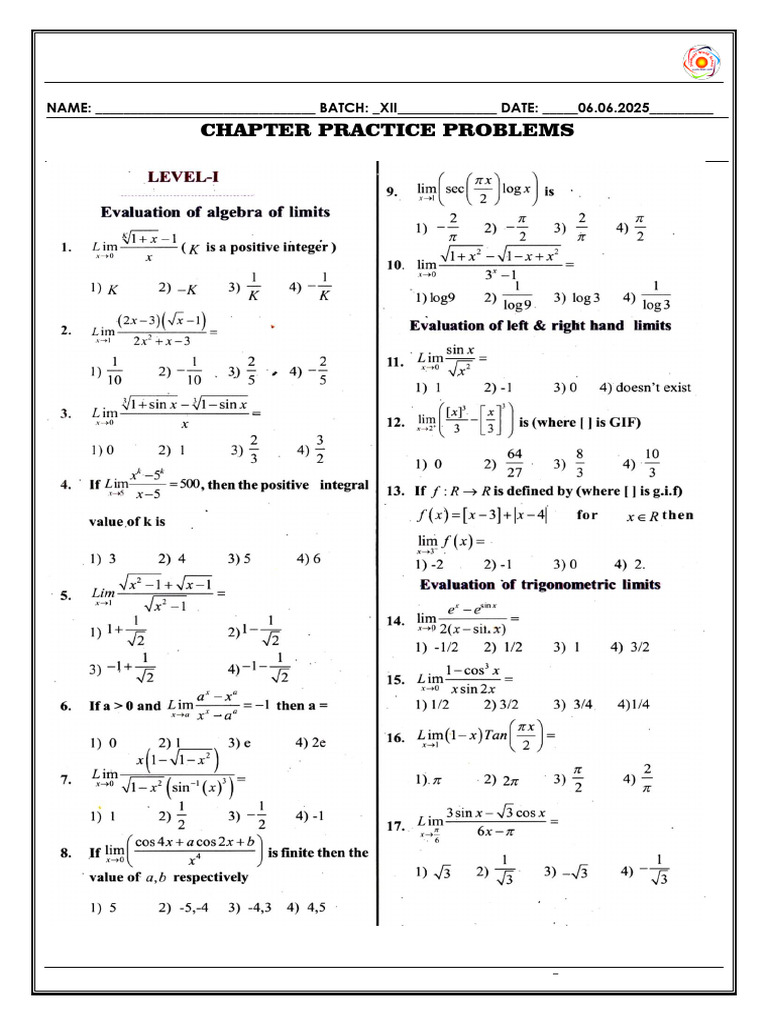 CPP Limit Xii | PDF