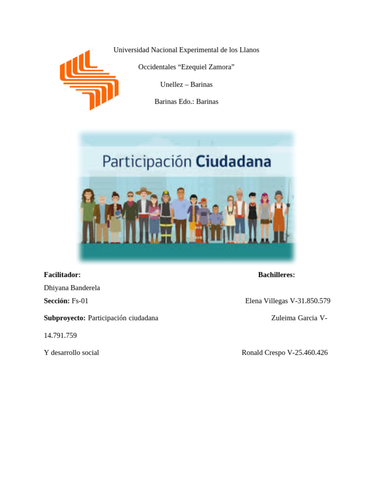 Derecho a la Participación Social | PDF | Sociedad civil | Sustentabilidad