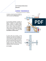 CEFET-MG lista exercícios estática