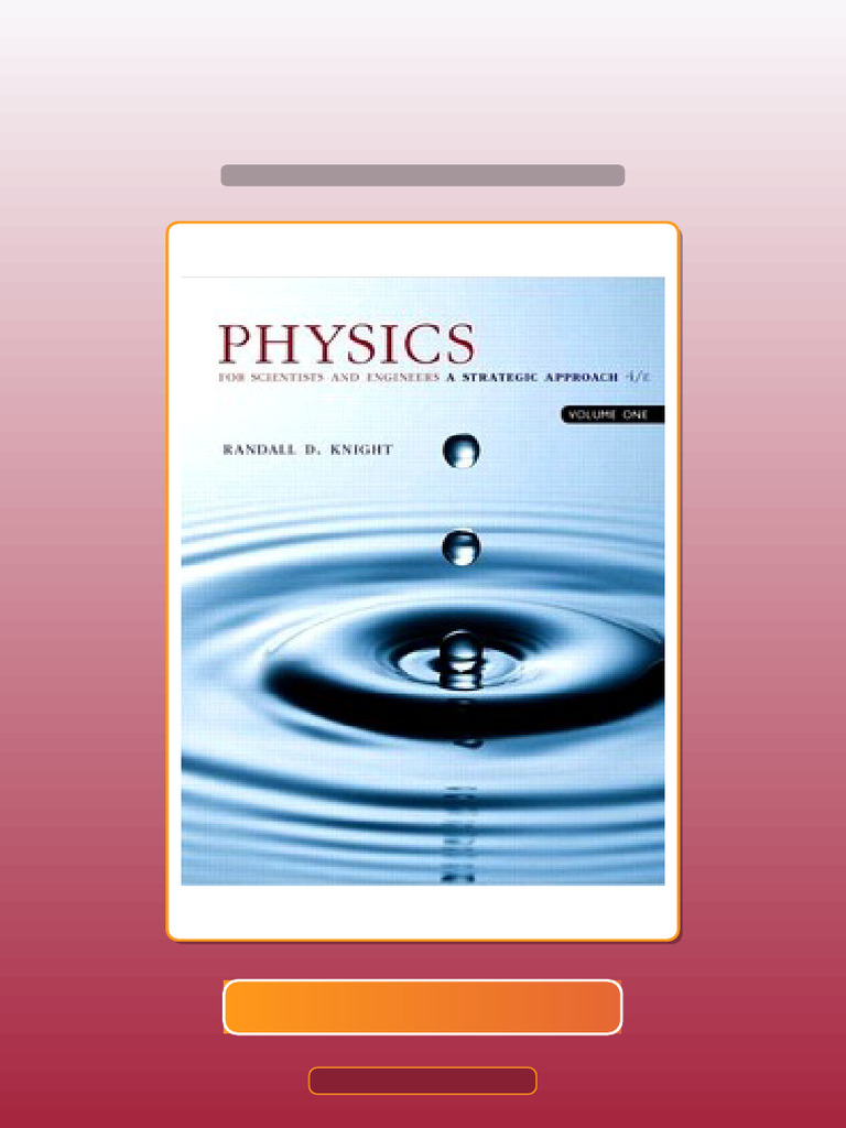 Physics For Scientists and Engineers A Strategic Approach Volume 1 ...