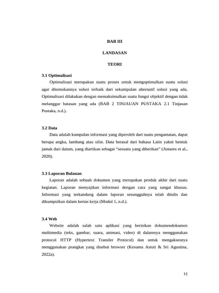 Teori Optimalisasi dan Pemodelan Sistem | PDF