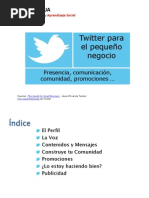 Twitter Para el Pequeño Negocio