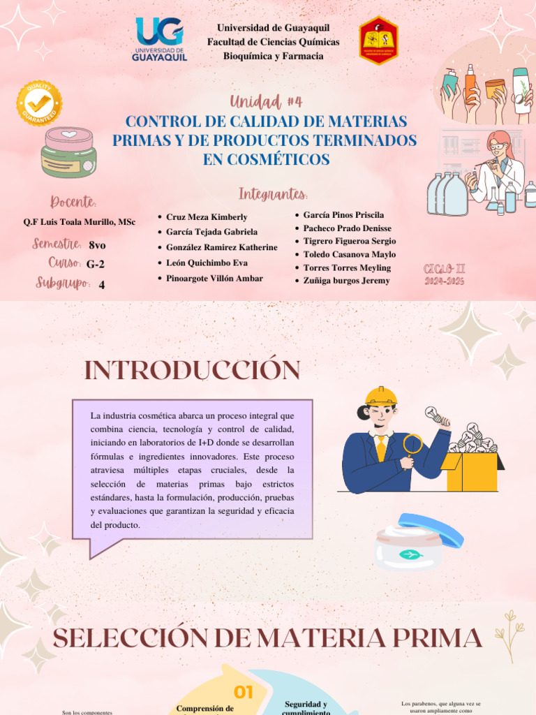 Control de Calidad en Cosméticos | PDF | Calidad (comercial ...