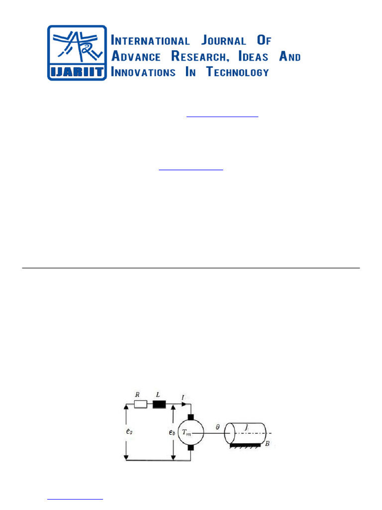 Fuzzy Logic PID Controller for DC Motor | PDF | Fuzzy Logic | Control ...