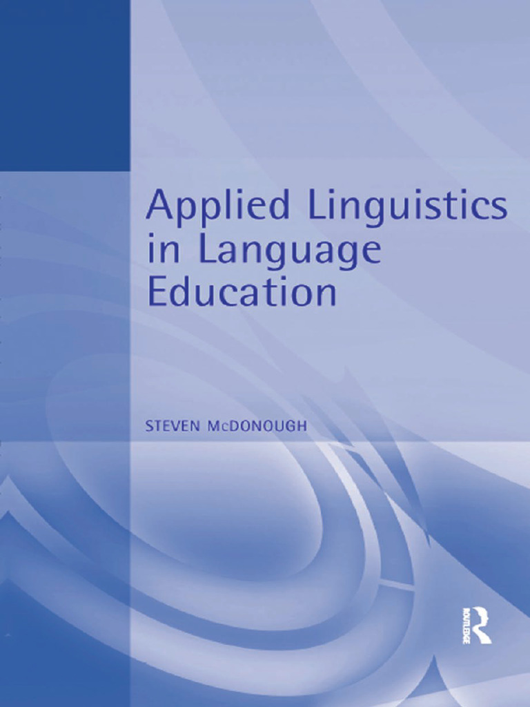 Applied Linguistics in Language Education | PDF | English As A Second ...