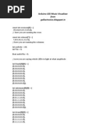 Arduino LED Music Visualizer