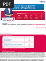 Tata AIA Smart Value Income Plan Details | PDF | Insurance | Life Insurance