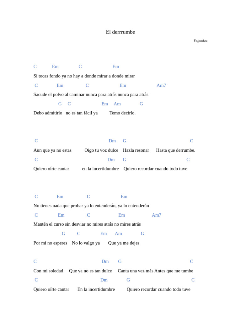 Letra de 