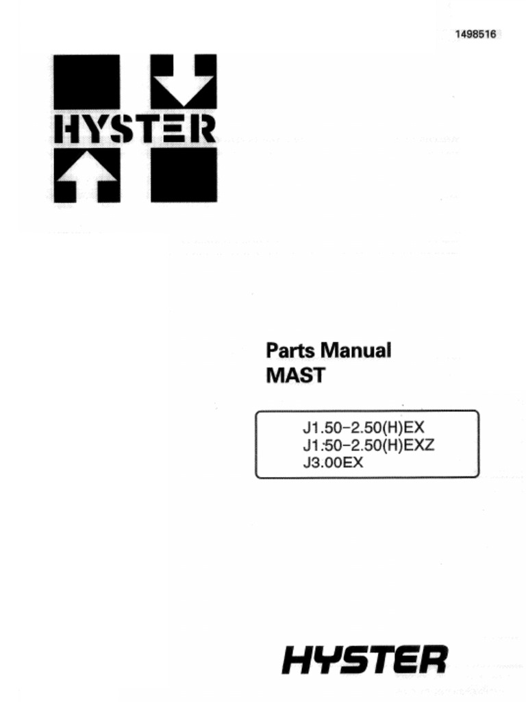 B225, B226 PARTS MANUAL MAST 20 Apost | PDF