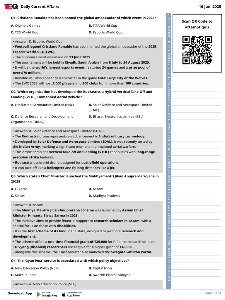 16 Jun 2025 - 1EQ - Daily - CA - English | PDF