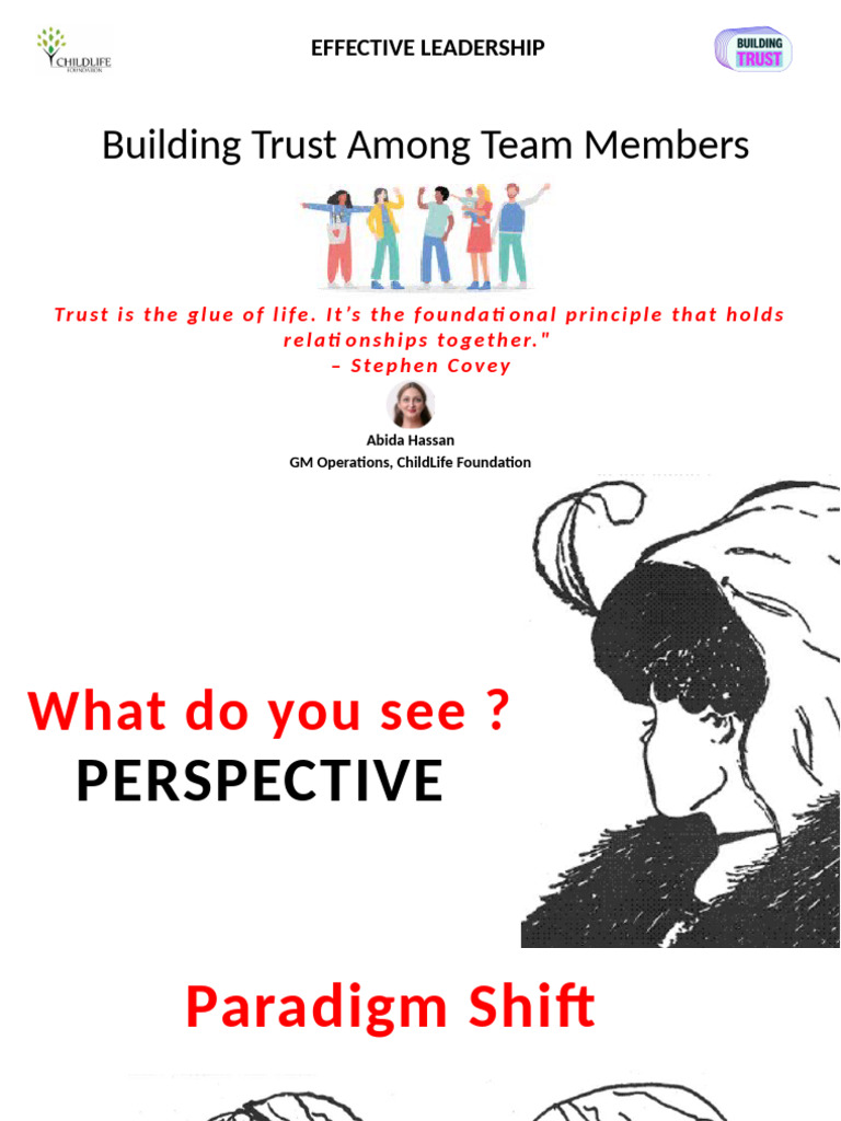 Building Trust Among Team Members Pdf Emotions Cognition