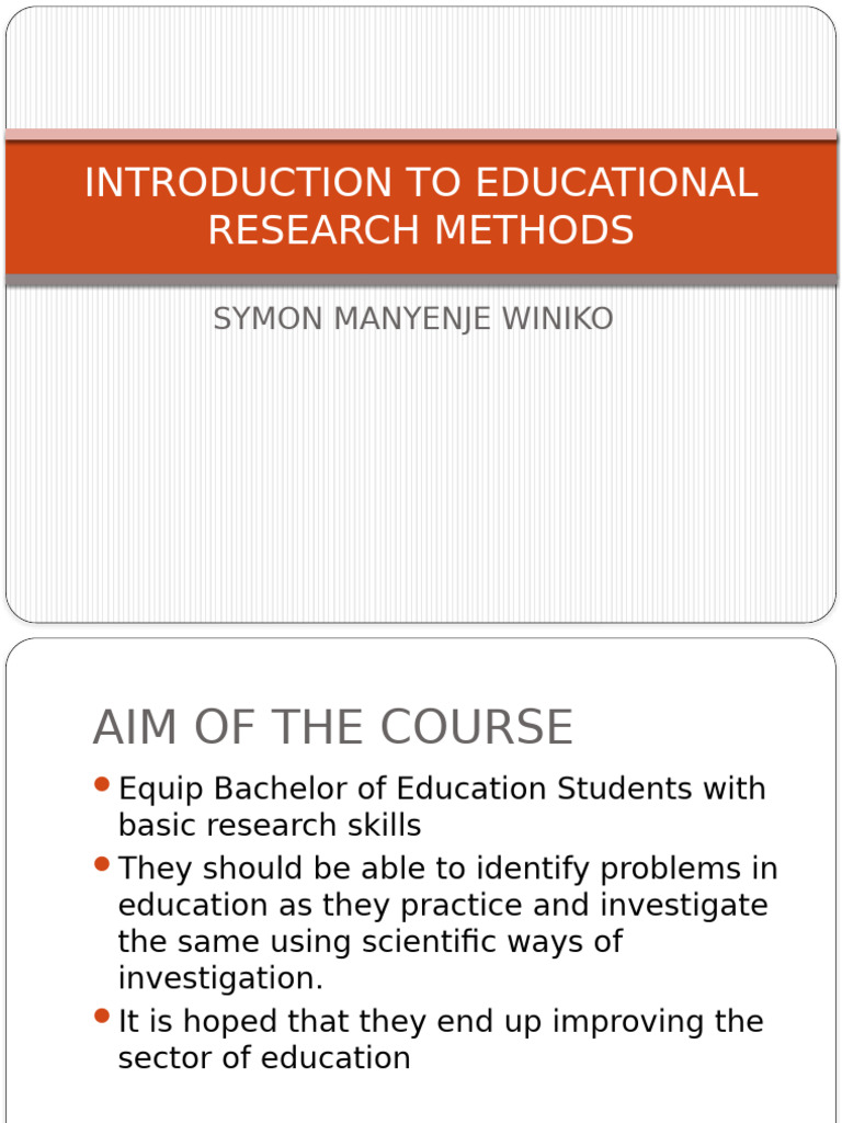 Intrpduction Lesson 1 | PDF | Experiment | Methodology