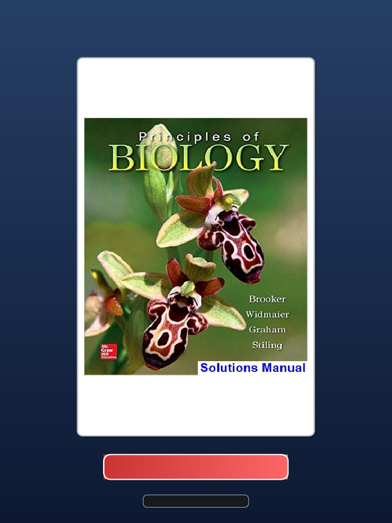 Complete Bundle Biology 1st Edition Brooker | PDF | Cell (Biology ...