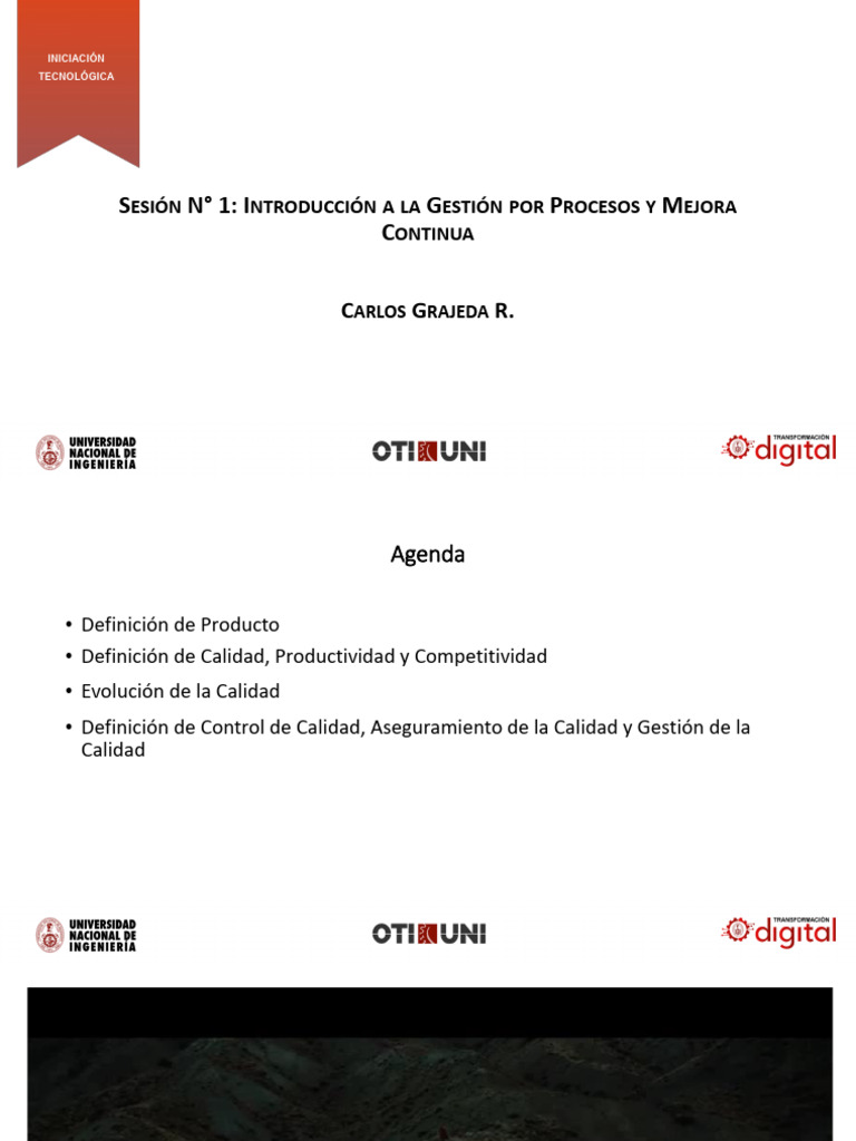 Sesiòn 1 Introducciòn A La Gestiòn Por Procesos | PDF | Calidad ...