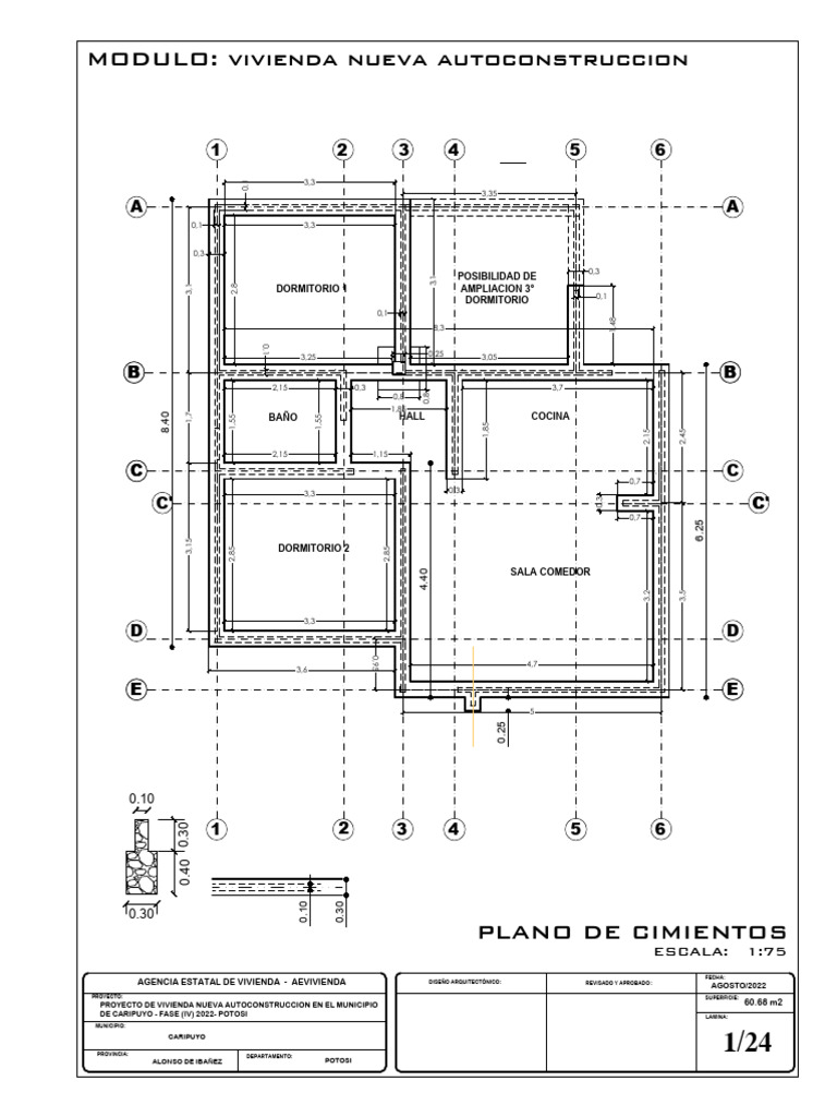 Proyecto de Vivienda Autoconstrucción Caripuyo | PDF