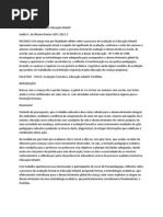 AVALIAÇÃO FORMATIVA NA EDUCAÇÃO INFANTIL